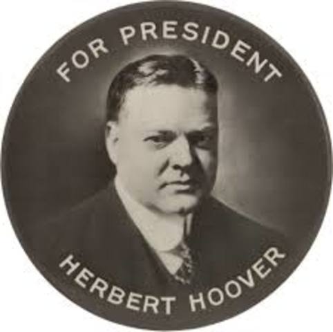 Herbert Hoover was inaugurated as the 31st president