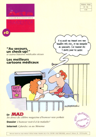 Sortie du 1er n° d'Acta Humoristica