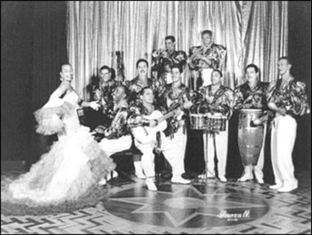 Celia en una ensamble