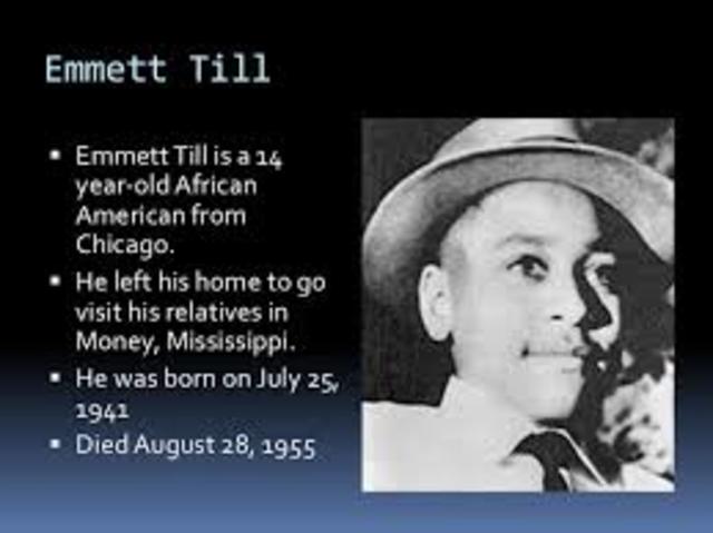Emmett Till was murdered