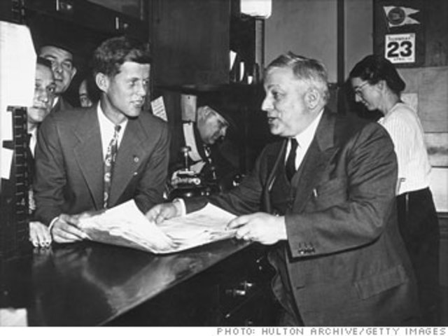 JFK is Elected into Congress