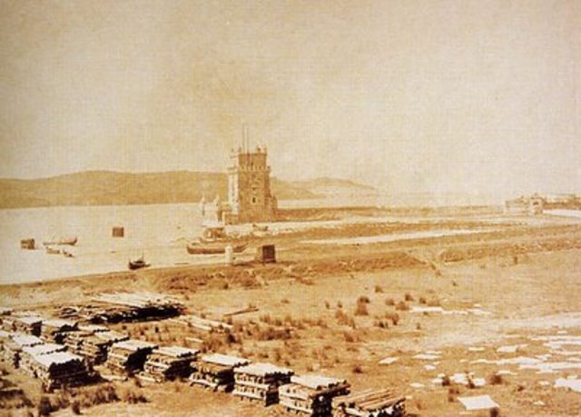 Construção da Torre de Belém, em Lisboa