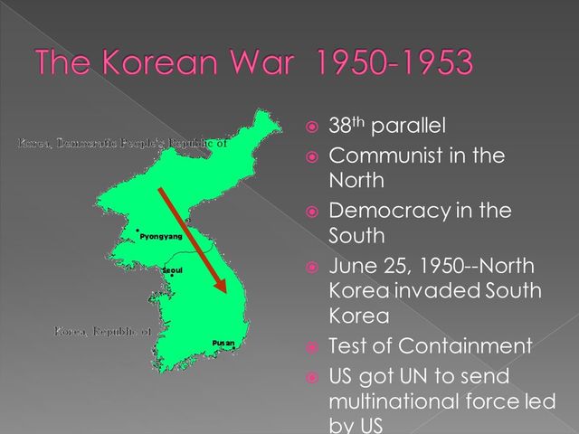 North Korea invades South Korea