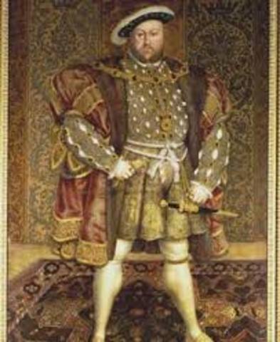 Fundação da Igreja Anglicana por Henrique VIII