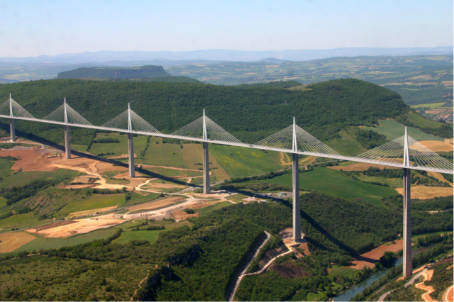 Le pont du Viaduc de Millau