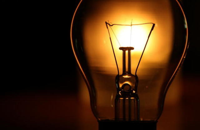 Thomas Edison's first successful light bulb
