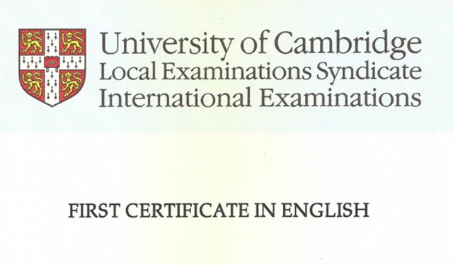 First Certificate Course
