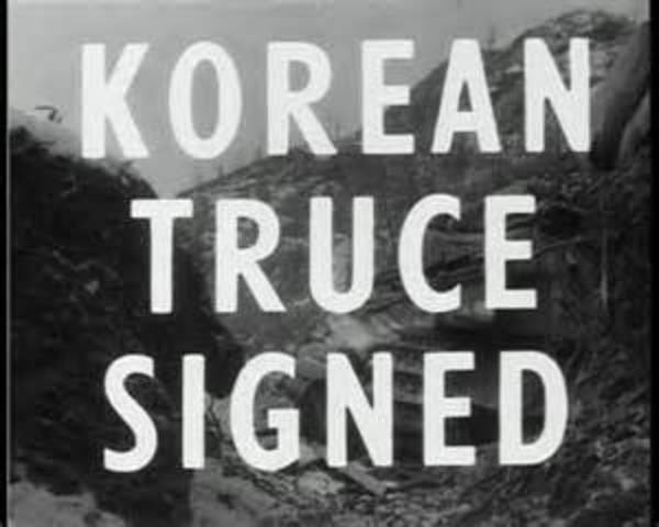 Truce is signed.Cuntries divided.