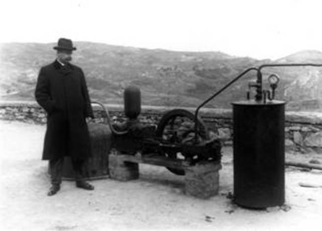 First Geothermal Power Plant