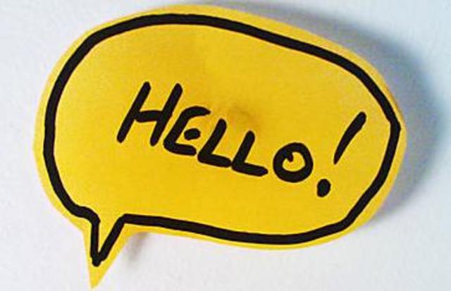 My first English word