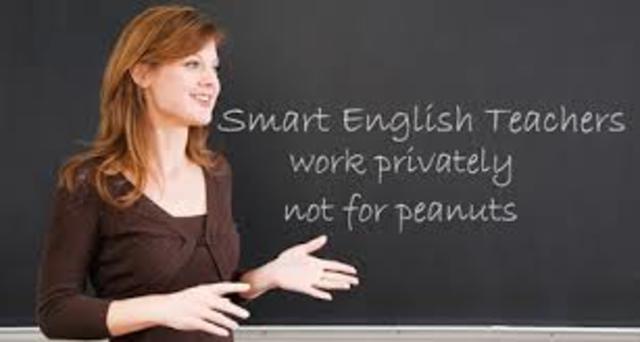 First teacher of English