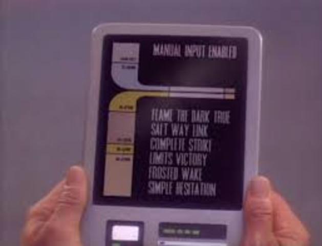 Aparición de la primera tableta