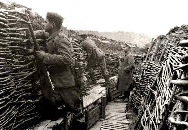German and the Allies both created their own Trench System for fighting.