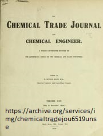 Publicación de Ponencias en Revista Chemical Trade Journal