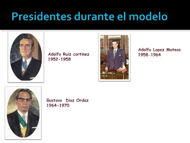 Modelo de desarrollo estabilizador. "el milagro mexicano"