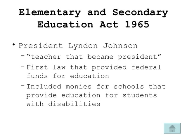 Elementary and Secondary Education Act