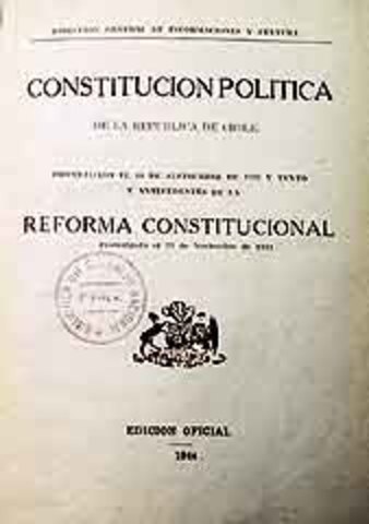 Reforma a la Constitución Política