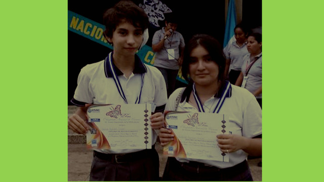 Primer lugar en quimica en Olimpiadas departamentales de Santa Rosa