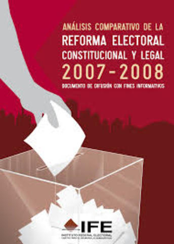 Reforma electoral.