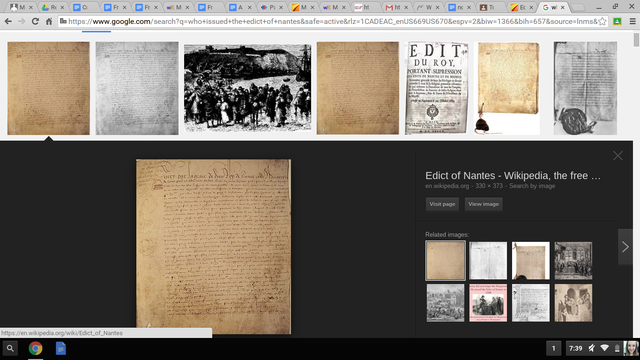 the edict of nantes was issued by henry VII