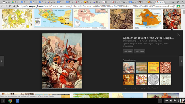 hernan cortes over through the aztecs