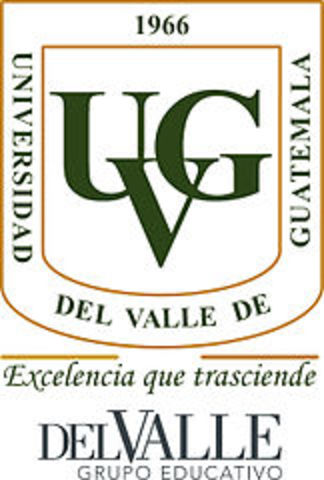 Ingresé a la Universidad del Valle de Guatemala