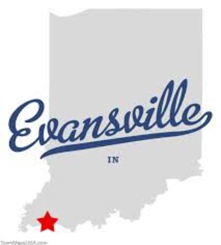 Moved to Evansville