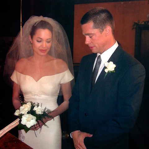 Angelina's marriage to brad-pitt.