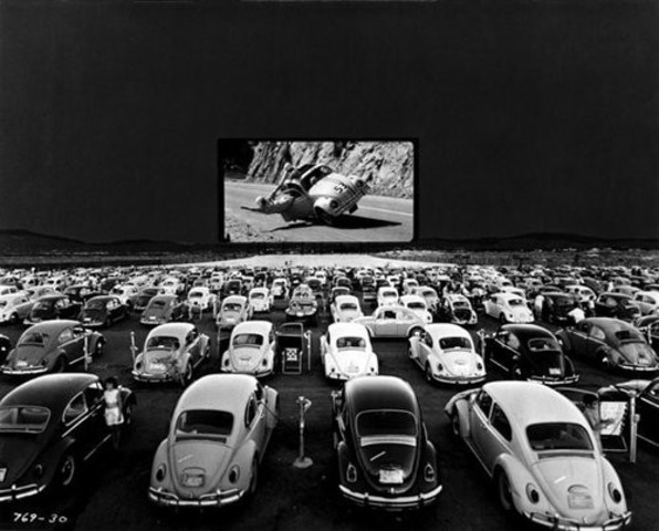 Drive in movie theater