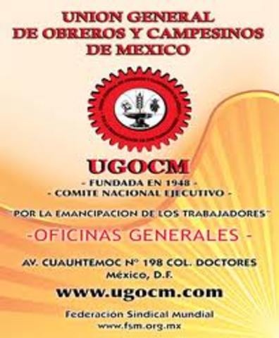 UGOCM LA UNIÓN DE OBREROS Y CAMPESINOS DE MÉXICO.