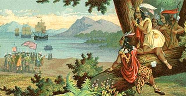 Columbus finds the New World