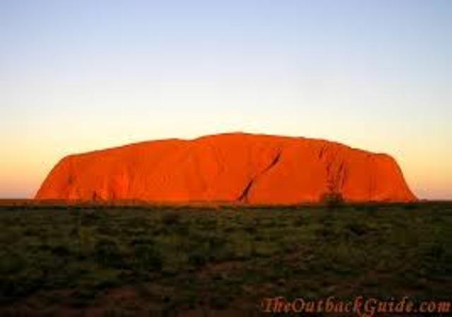 Ayers Rock is first sighted by Europeans.