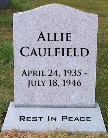 Allie, Holden's younger brother died of leukemia when he was eleven and Holden was thirteen.