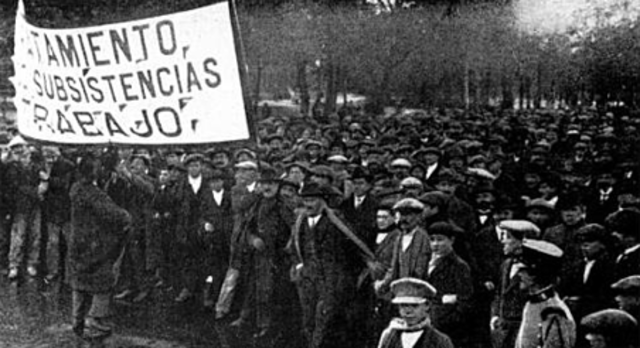 Crisi de 1917: Política social i militar