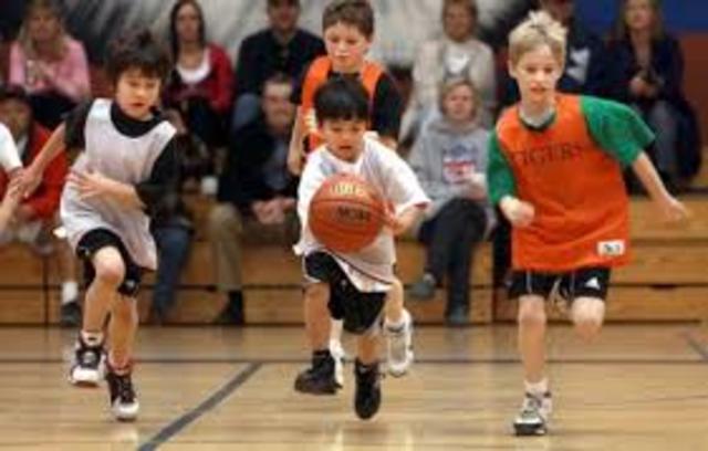 played basketball for the first time when i was 6