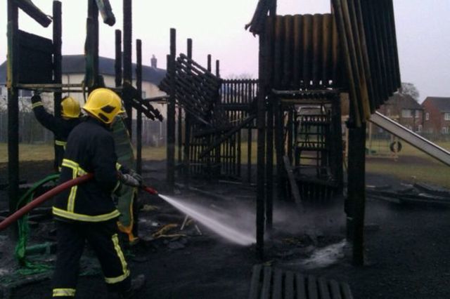 au revoir Willows aire de jeux