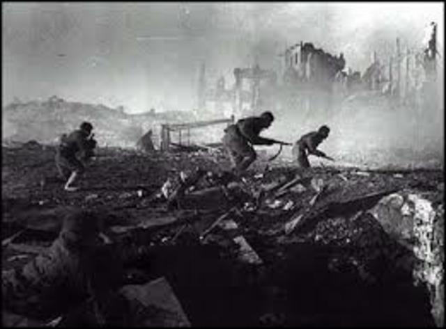 Start of Battle of Stalingrad