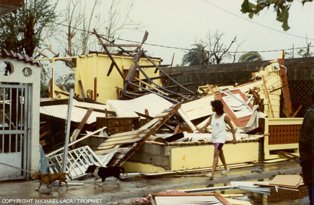Hurricane Hugo hits Puerto Rico
