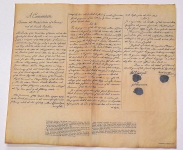 Louisiana Purchase Treaty Signed