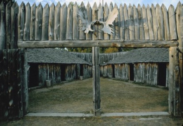 Finish building Fort Mandan