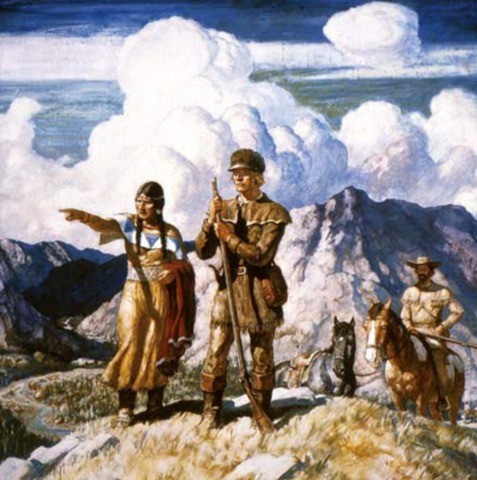 Lewis and Clark hire Charbonneau