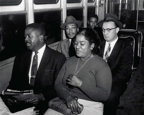 Segragation on buses in Alabama ends