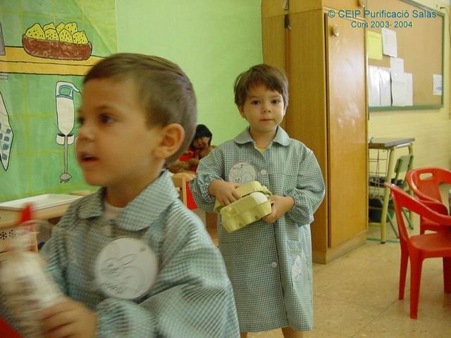 I went to the school for the first time