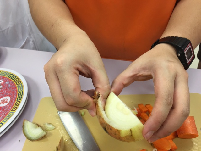 Preparation of ingredients