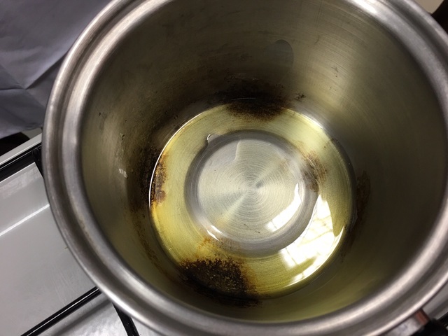 Cooking of minestrone soup