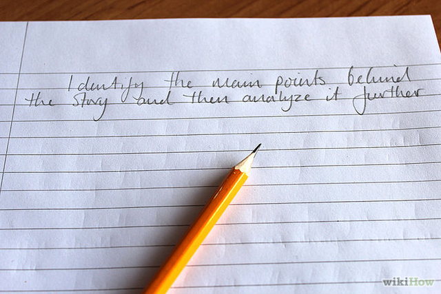 When I began to write English