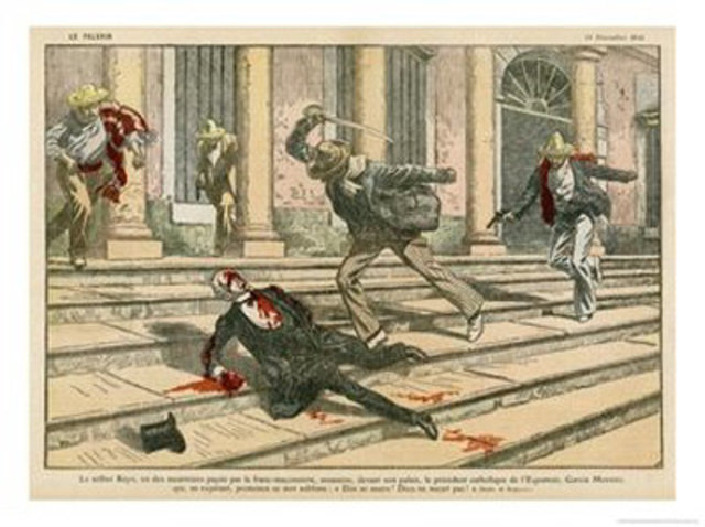 muerte de Garcia Moreno