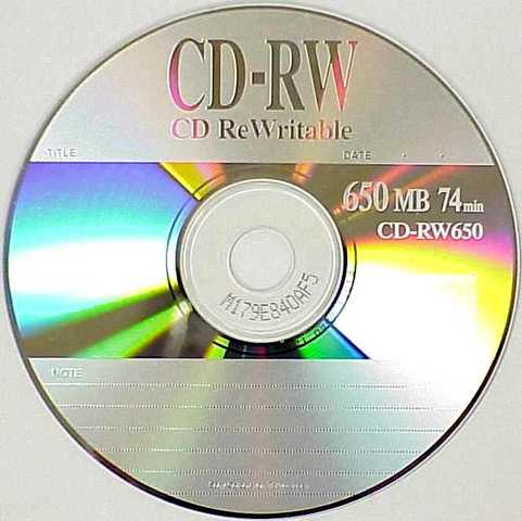 CD-R y CD-RW