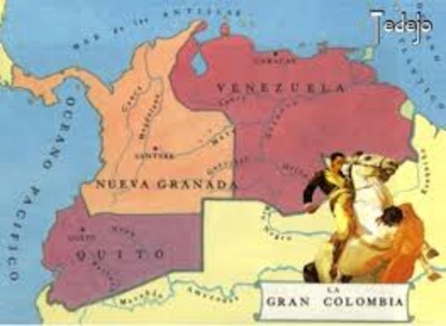 disolucion de la gran colombia