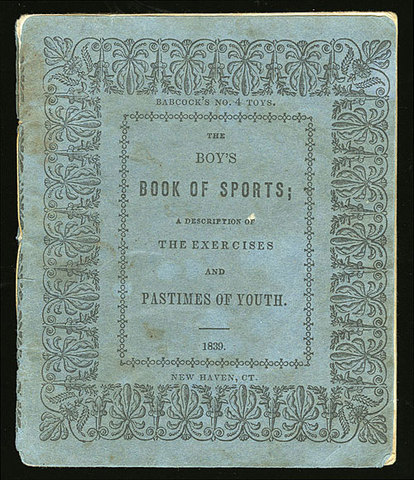 First Book of Instructions for Baseball Appears